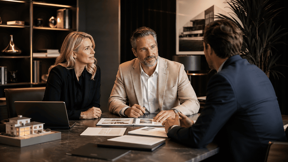 Buyer Network showing investors